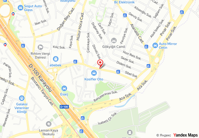 Kosifler Oto konum haritası